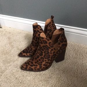 Leopard Booties